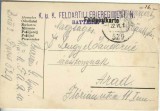 CP1715N Feldpostkarte cu ștampila K u K Feldartilleriegiment Nr 110, 1918, Feldpost 529, circulat de pe frontul italian la Arad