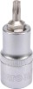 Bit Torx T27 cu Adaptor YATO, Prindere Hexagonala 1/2&quot;, 55mm, Otel Forjat, Antiderapant, Ateliere Auto, Garaj, Service