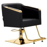 Scaun frizer Pikos hidraulic rotativ pentru salonul de frizerie suport pentru picioare cromat scaun de frizer