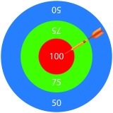 Autocolant de Podea - Tinta