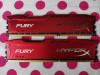 Kit Memorie Ram HyperX Fury RED 16 GB (2 X 8 GB) 1600 Mhz., DDR 3, Kingston