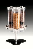 Dispenser Cereale Triplu 3x1.5L &ndash; Dozator Bufet Mic Dejun