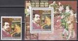 Guineea 1984 - &bdquo;Sf&acirc;nta Familie&rdquo; - Pictura de Rubens, Timbru + Colita, MNH, Nestampilat