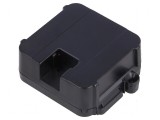 Carcasă cutie de conexiuni neagră 44,5mm X 57mm Y 19mm Z