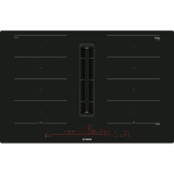 Plita incorporabila Bosch PXX801D67E, Inductie, Sistem ventilare integrat, 4 zone de gatit, la Bosch PXX801D67E, Inductie, 4 zone de gatit, PerfectCoo