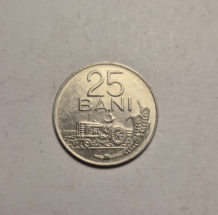 25 bani 1966 UNC