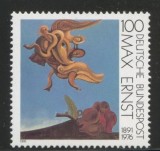 Germania 1991 - Max Ernst, pictura, arta, serie neuzata