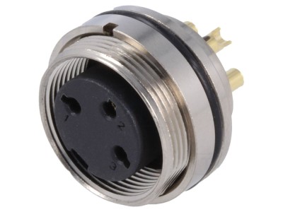 Conector M16 mamă IP67, 3 pini foto