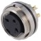 Conector M16 mamă IP67, 3 pini