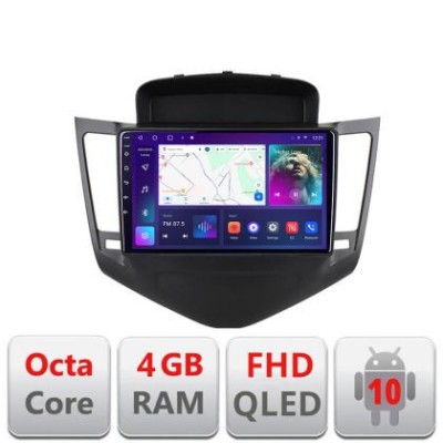 Navigatie Chevrolet Cruze B-045 Android Ecran QLED octa core 4+64 carplay android auto KIT-045+EDT-E309V3 CarStore Technology foto