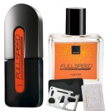 Set apa de toaleta Full Speed pentru El (75 ml, 30 ml) si card multifunctional de supravietuire, otel inoxidabil