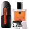 Set apa de toaleta Full Speed pentru El (75 ml, 30 ml) si card multifunctional de supravietuire, otel inoxidabil