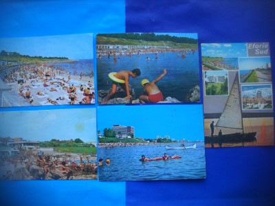 HOPCT LOT NR 753 EFORIE SUD-CT-5 CARTI POSTALE-RSR-CIRCULATE foto
