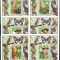 Guineea 2001 fauna pasari fluturi Powell MI 3190-95 6 blocuri MNH