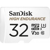 Card Memorie microSDXC SanDisk High Endurance, 256Gb, Clasa 10 / UHS-1 U3, Cu Adaptor SDSQQNR-256G-GN6IA