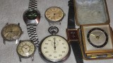 7 ceasuri mecanice - SLAVA - UMF - ZARIA - POBEDA - LOWENTHAL VYMPEL CITITI CU ATENTIE ANUNTUL