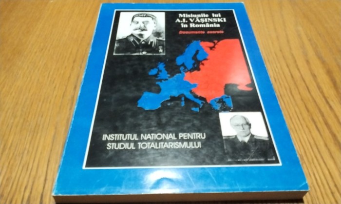 MISIUNILE LUI A. I. VASINSKI IN ROMANIA - R. Ciuceanu, Fl. Constantiniu - 1997