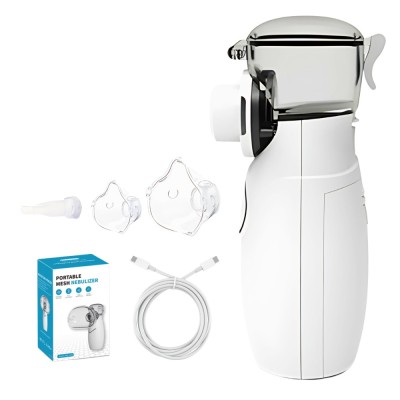 Aparat Aerosoli Portabil &amp;ndash; Nebulizator Ultrasonic cu Tehnologie Mesh foto