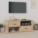 vidaXL Comodă TV, stejar sonoma, 100x35x40 cm, lemn prelucrat