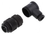 Conector circular cu 4 pini 400V