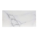 Faianta baie / bucatarie Newbury, 30 x 60 cm, lucioasa, rectificata, alb, aspect marmura