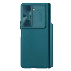 Husa pentru Samsung Galaxy Z Fold5, QIN Pro Leather Case, R97, Green