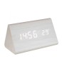 Desteptator digital LED alb lemn OC 07 HOME