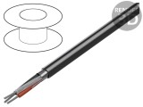 Cablu ecranat 3x22AWG, folie Al-PET, 300V, 76m - BELDEN