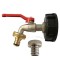 IBC Container Steckkupplung + 3/4&Prime; Wasserhahn + Adapter