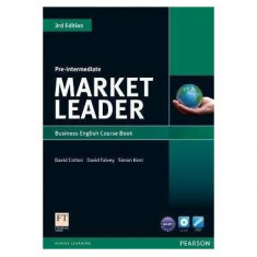 Market Leader 3rd Edition B1 Pre-Intermediate Business English Course Book with DVD-ROM - Paperback brosat - David Cotton, David Falvey, Simon Kent -