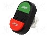 Intrerupator dublu, 22mm, seria MPD, IP66, ABB - 1SFA611144R1106