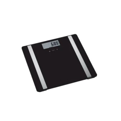 Cantar corporal, capacitate maxima de cantarire 180 kg, din sticla, oprire automata, negru foto