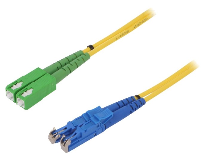 Cablu patch cord fibră optică SC/APC 2m