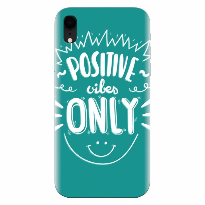 Husa silicon pentru Apple Iphone XR, Positive Vibes