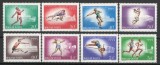 Ungaria 1966 Mi 2262/69 MNH - Al 8-lea Campionat European de Atletism, Budapesta