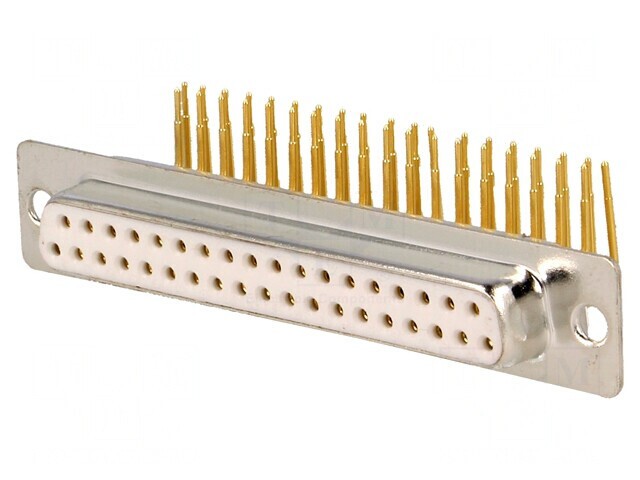 D-Sub 37-Pin Soclu Mamă PCB 90&deg; THT