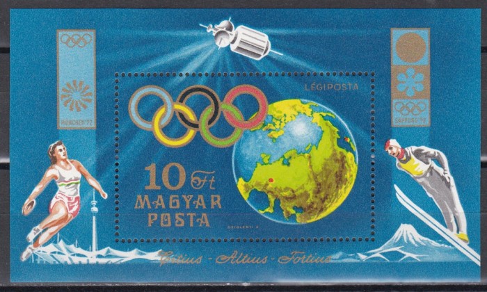 Jocurile Olimpice - Sapporo și Munchen, Colita, MNH