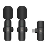Cumpara ieftin Set Microfoane Lavaliera Wireless USB-C PULUZ PU3151B, Omnidirectional, 2.4GHz, 20m Raza, Compatibil Android, Incarcare &amp; Inregistrare Simultană