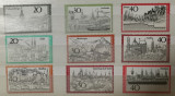 SV * Germania LOT 9 timbre Orașe Vechi * anii &#039;80