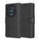 Husa pentru Honor Magic5 Pro, Techsuit, Leather Folio, Neagra