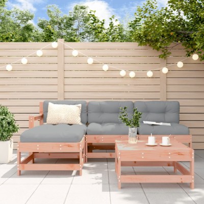 Gossi set mobilier de gradina cu perne, 5 piese, lemn masiv douglas foto