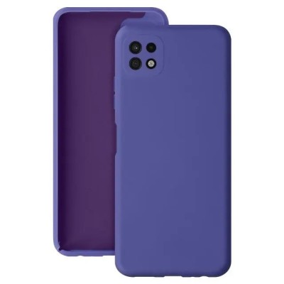 Husa protectie flippy pentru samsung a22 5g liquid silicone mov foto