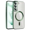 Husa pentru Samsung Galaxy S22 5G - Techsuit Luxury Crystal MagSafe - Deep Green