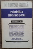 Nichita Stanescu interpretat - Sanda Anghelescu// 1983