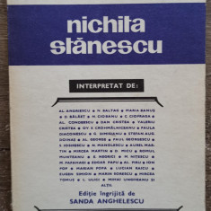 Nichita Stanescu interpretat - Sanda Anghelescu// 1983
