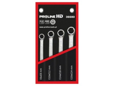 Set 4 chei inelare Torx PROLINE oțel crom-vanadium HD foto