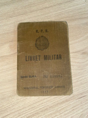 Livret militar R.P.R. foto