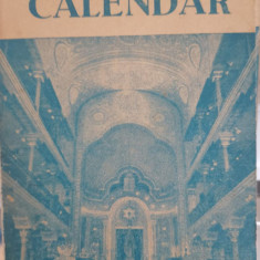 Calendar evreiesc, LUAH 5747, 1986-1987, București, Moses Rosen iudaica