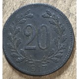 MNDSTR AUT201 - Austro-Ungaria - 20 heller 1917