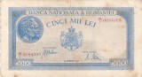 ROMANIA 5.000 lei 28 septembrie 1943 VF/VF+!!!